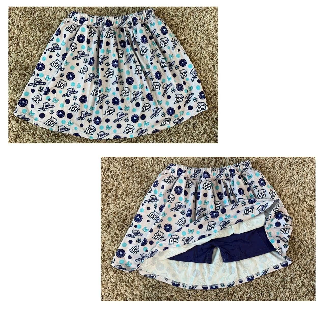 Gulf Shores Dolphin Skort