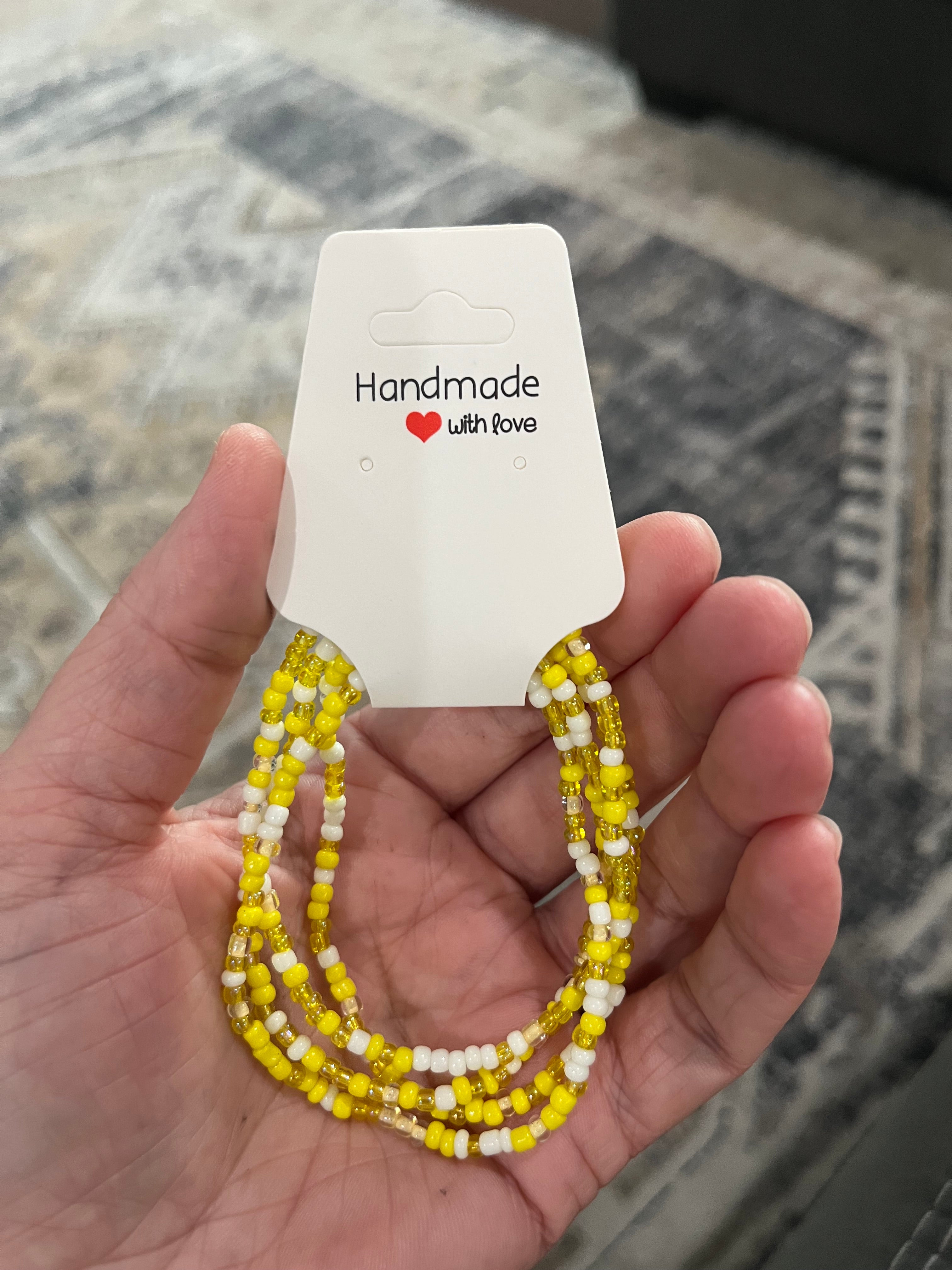 Yellow/White Bracelet Stack