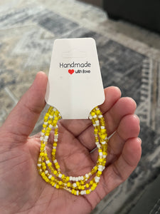 Yellow/White Bracelet Stack