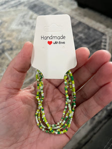 Green Multi Bracelet Stack