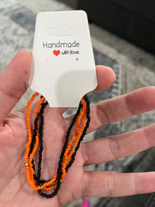 Orange/Black Bracelet Stack