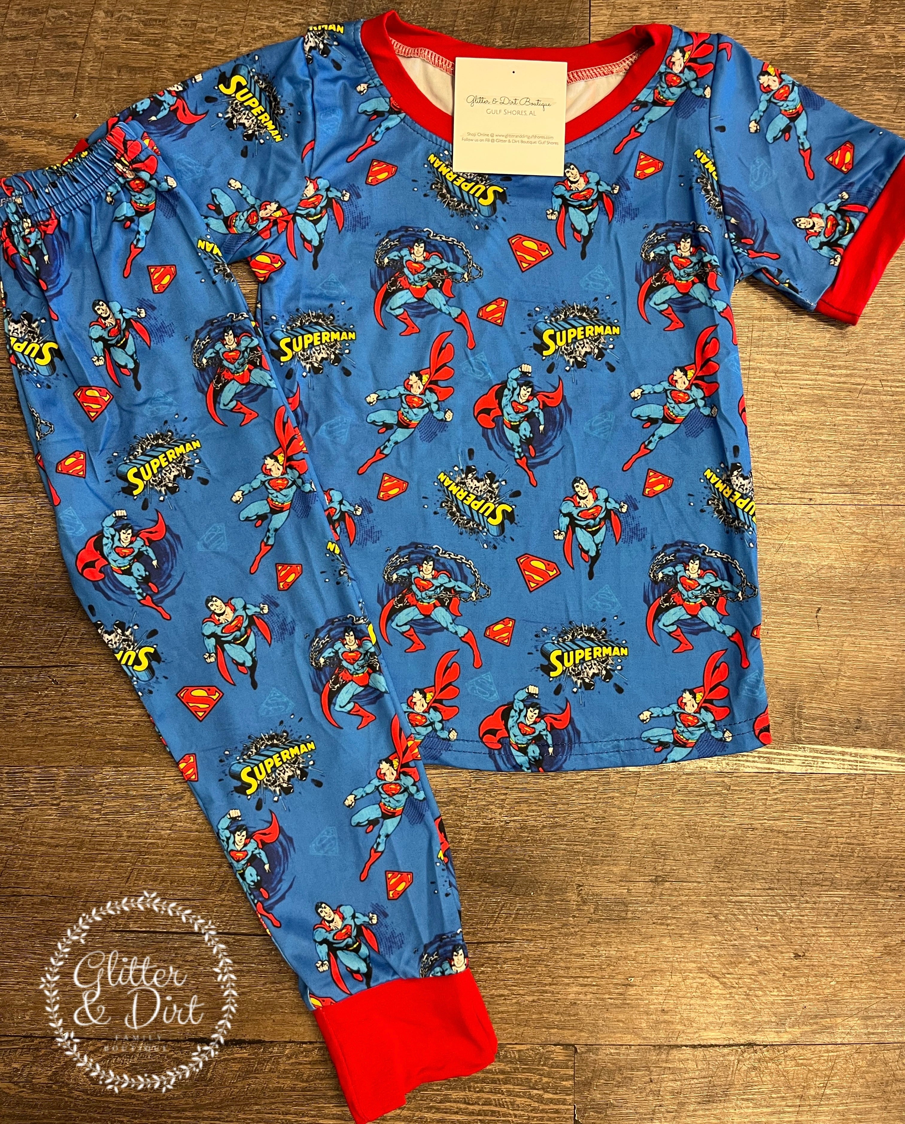 Superman PJ Set