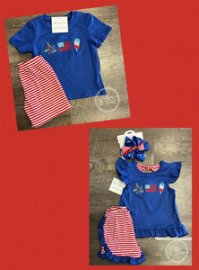 Boy’s Patriotic Trio Short Set