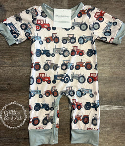 Tractor Romper