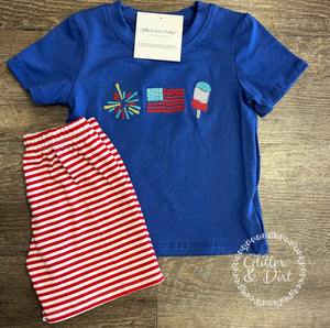 Boy’s Patriotic Trio Short Set