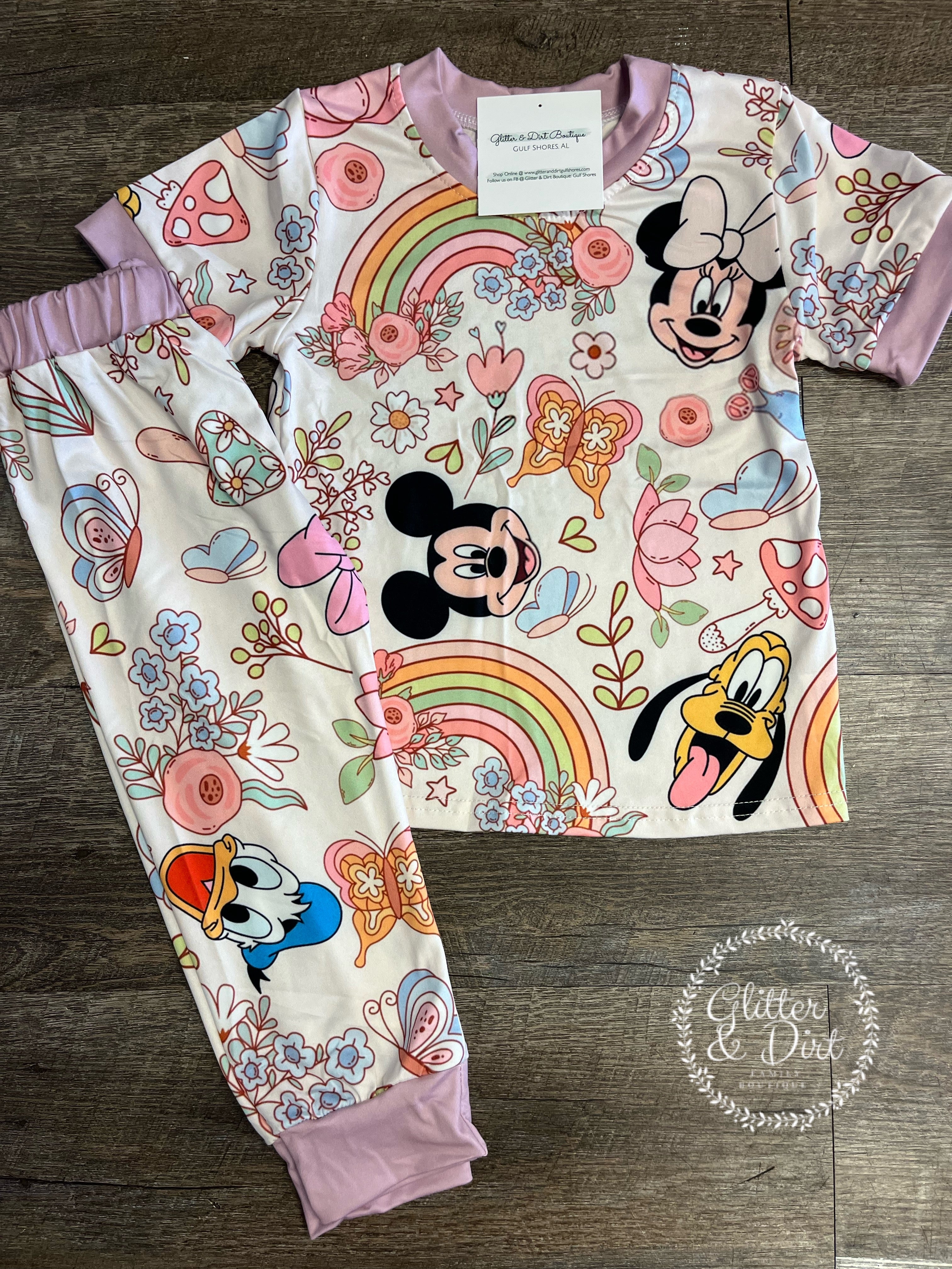 Boho Mouse & Friends PJ Set