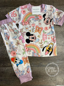 Boho Mouse & Friends PJ Set