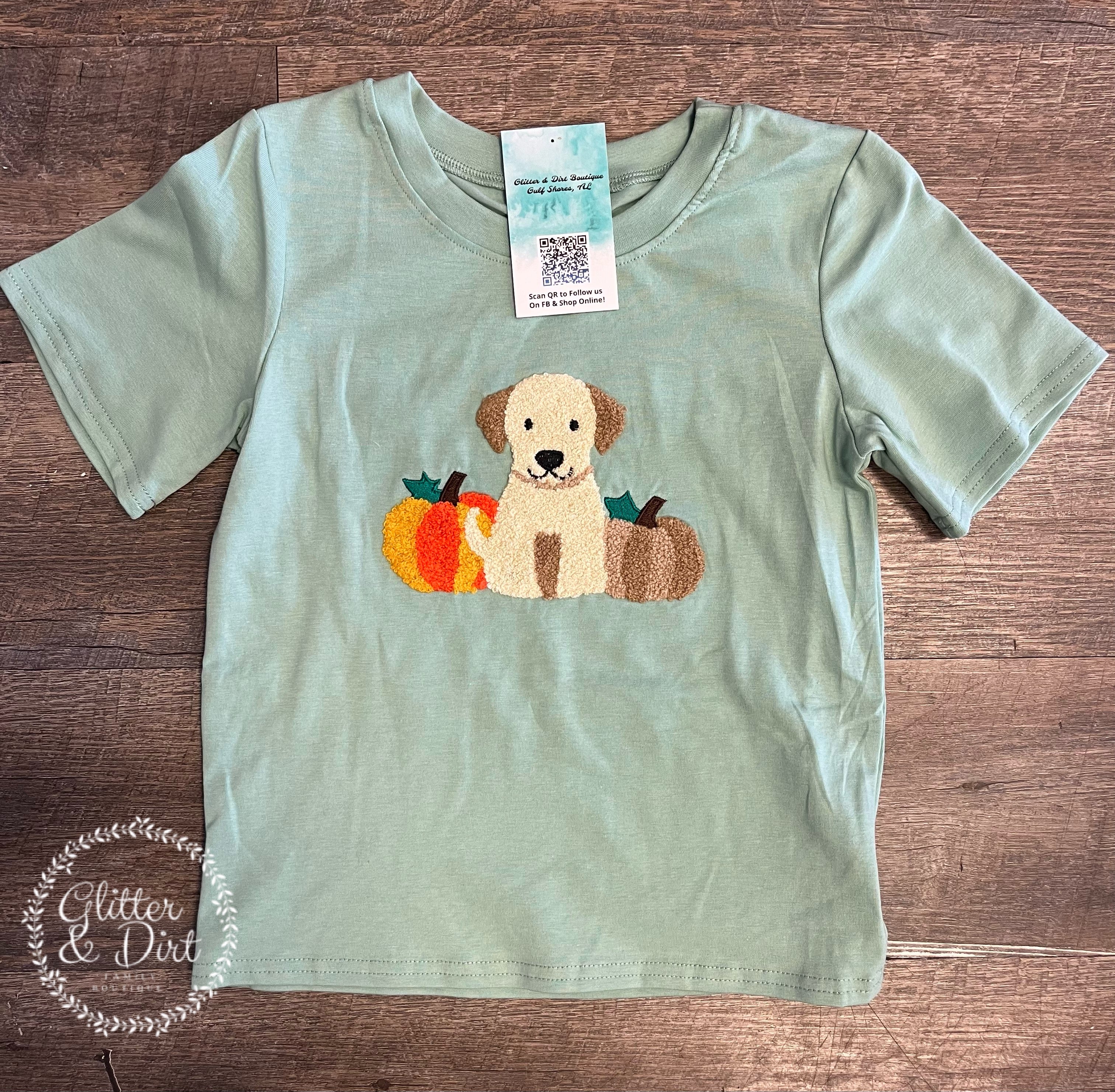 French Knot Pumpkin Tee