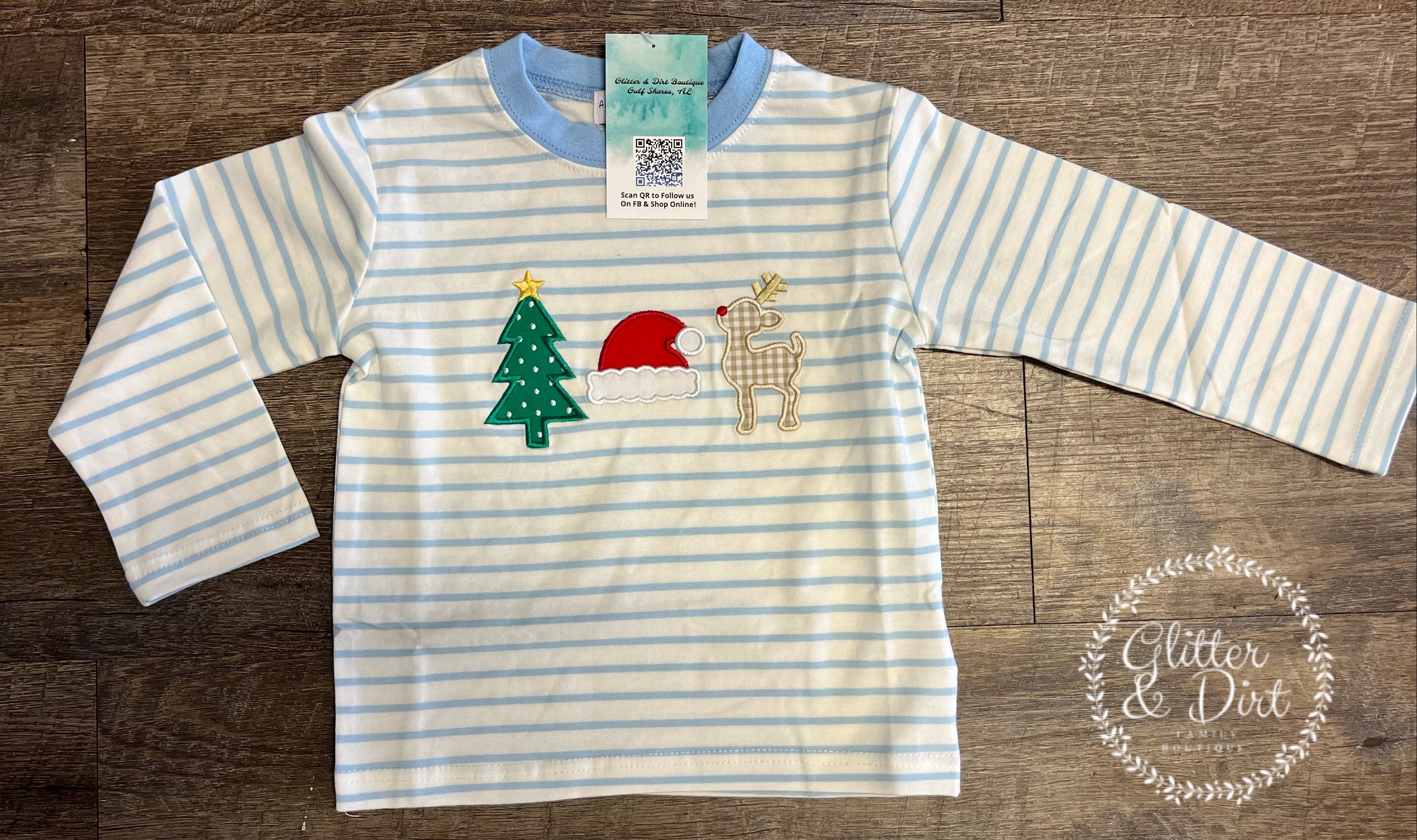 Christmas Trio Boy’s Top