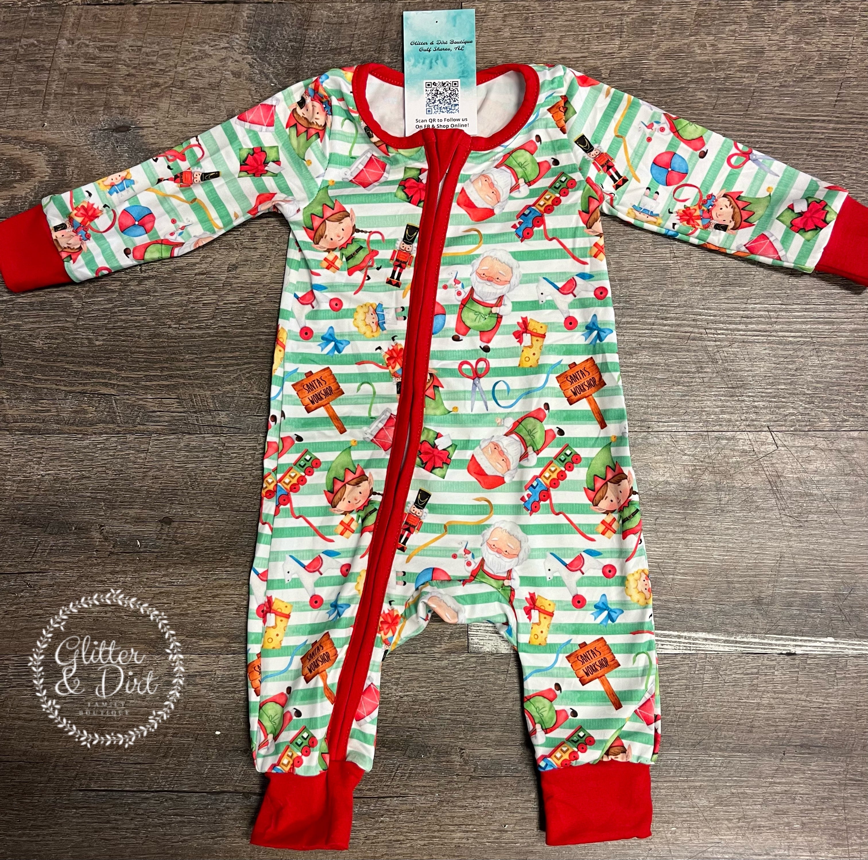 Sant’s Workshop Zip Romper