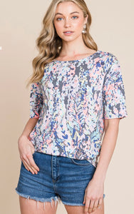 Casual Floral Top