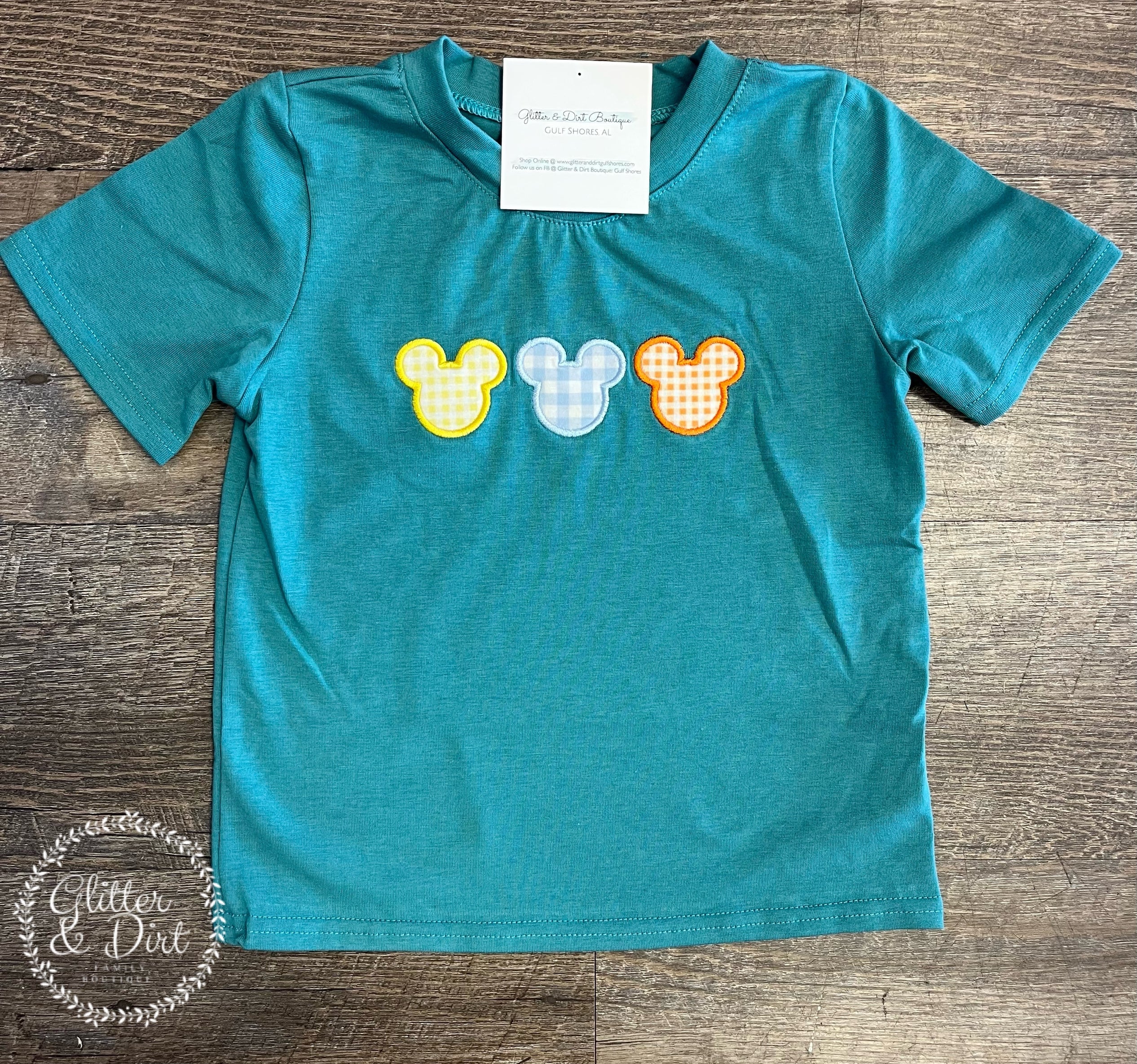 Appliquéd Mouse Tee