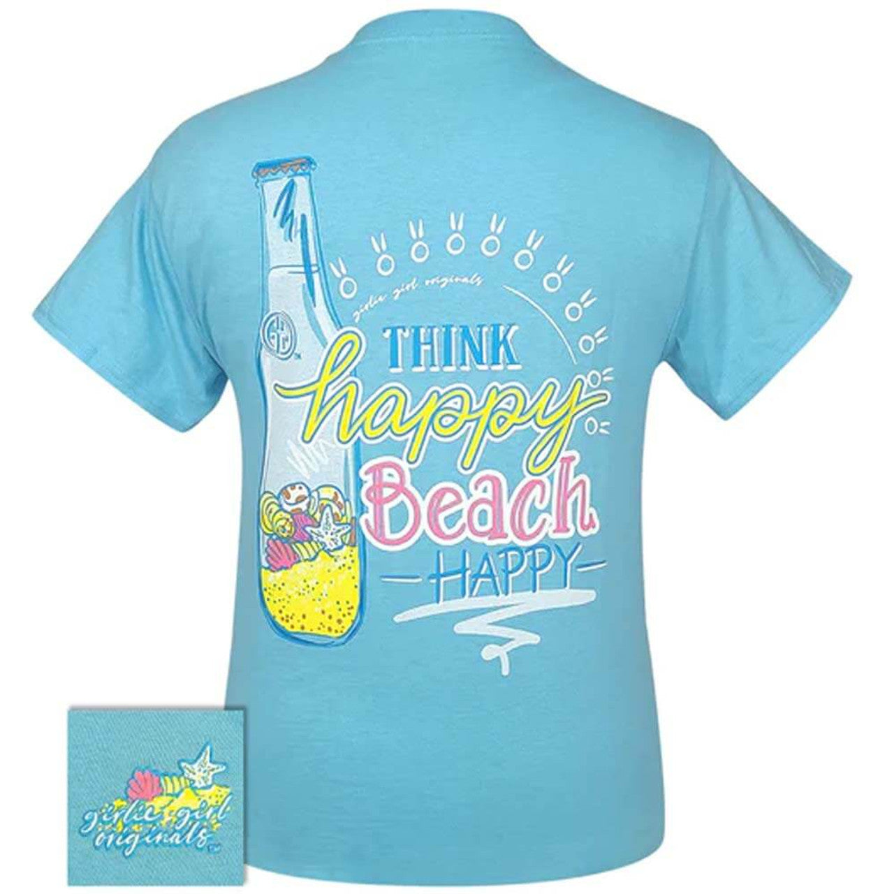 Think Happy Beach Happy Tee