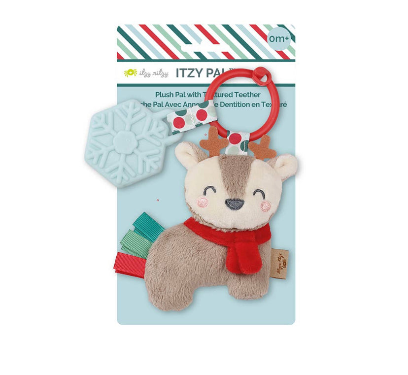 Christmas Itzy Pal Plush & Teether